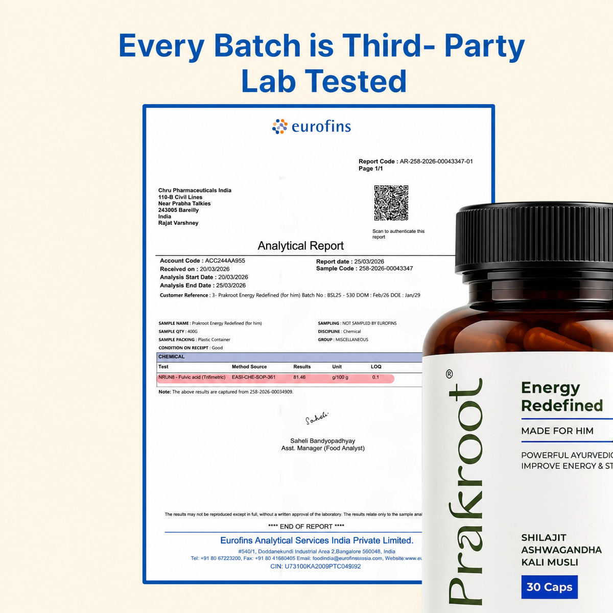 Energy Redefined - For Him
